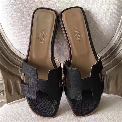 hermes black epsom oran|hermes oran sandals colors.